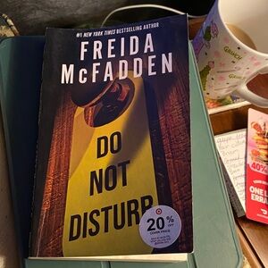 Do Not Disturb by Freida McFadden — Bold Yellow & Black Back Cover